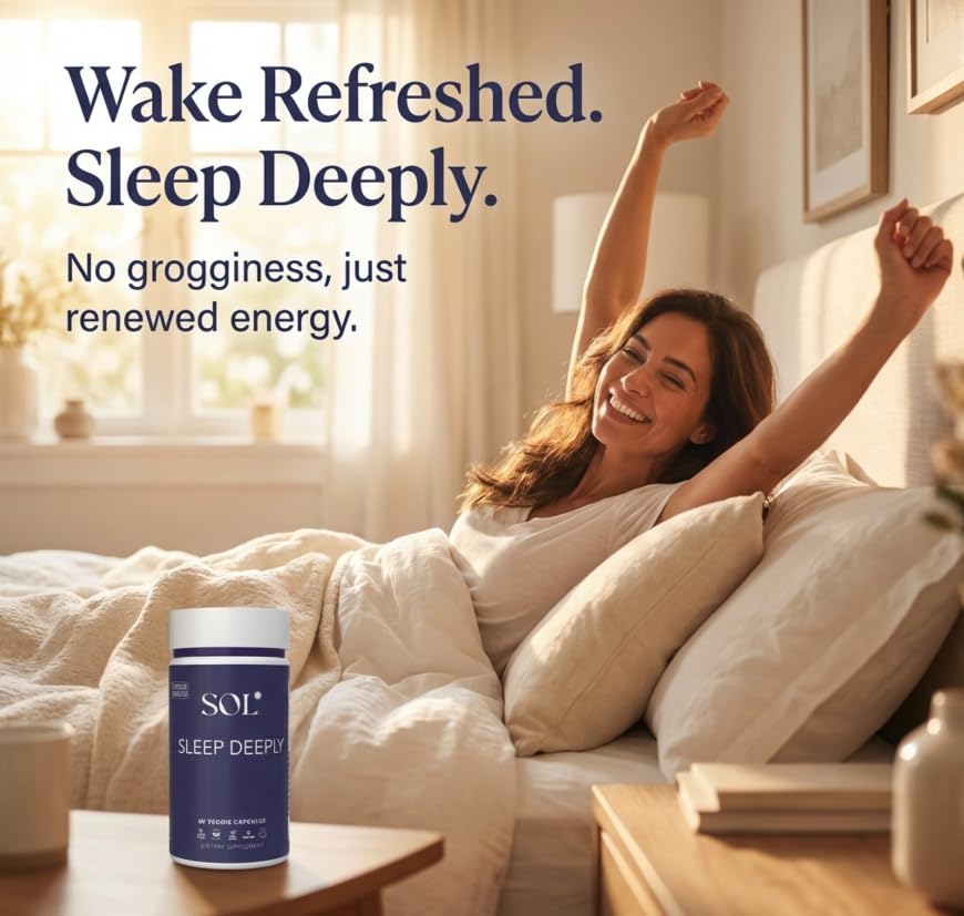 Sol Nutrition rituel nocturne simple avec ce flacon pour une routine apaisante.