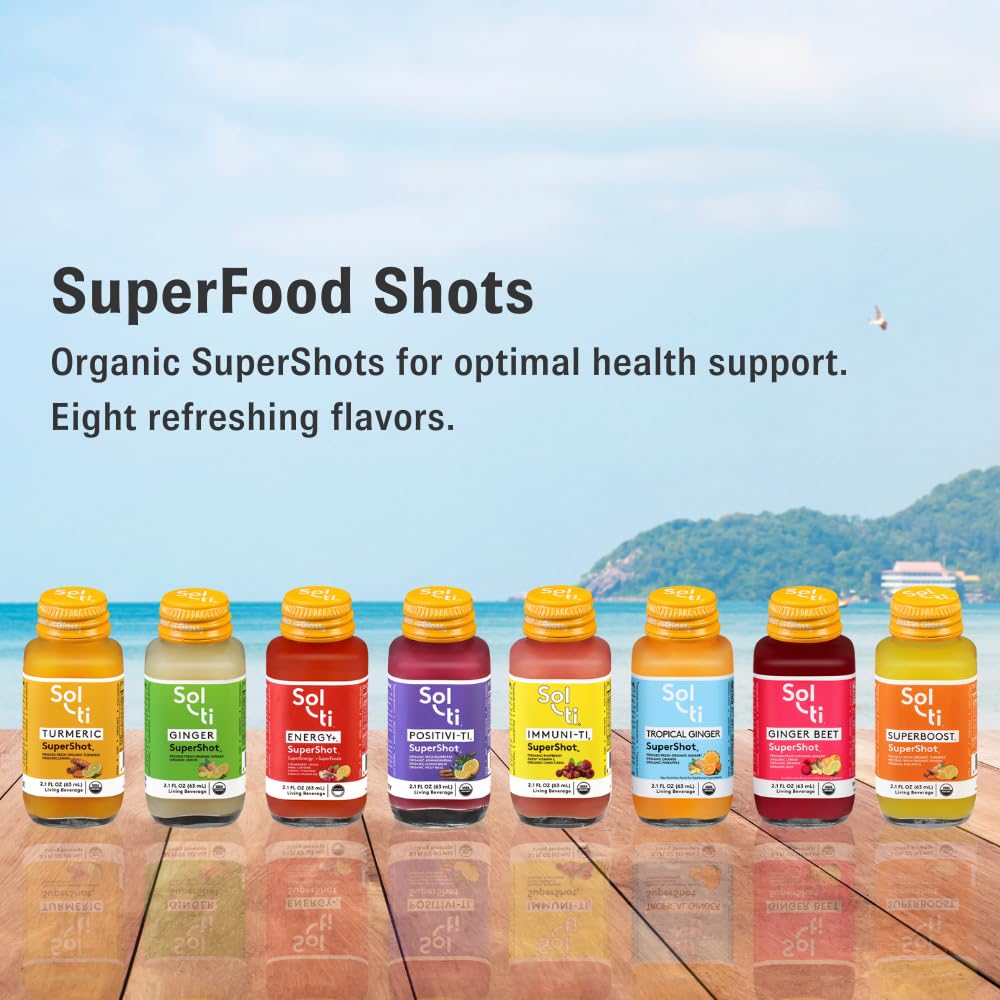 Idée d'utilisation quotidienne avec Sol-ti Shot gingembre tropical pour énergie légère