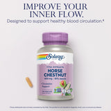 SOLARAY Aescine 72 mg, standardisée pour le soutien veineux.