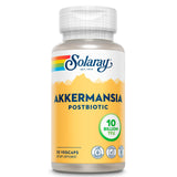 SOLARAY Akkermansia Postbiotic - bouteille pour un soutien digestif potentiel au quotidien.