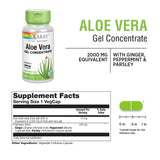 SOLARAY gel Aloe Vera 2000 mg — emballage clair, facilité d'utilisation quotidienne.