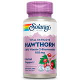 SOLARAY Extrait d'aubépine 100 mg, bouteille, soutien potentiel du cœur