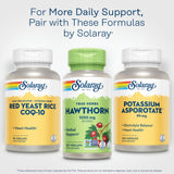 SOLARAY Aubépine emballage et sécurité: fabrication GMP et Non-GMO.