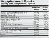 SOLARAY B-Complex 100 mg – base aloé véra et riz entiers, texture naturelle.