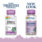 SOLARAY Bilberry Extrait – capsules végétales faciles à prendre et potentiellement bénéfiques.