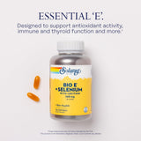 Solaray Bio E – étiquette détaillée garantissant ingrédients naturels et transparence.