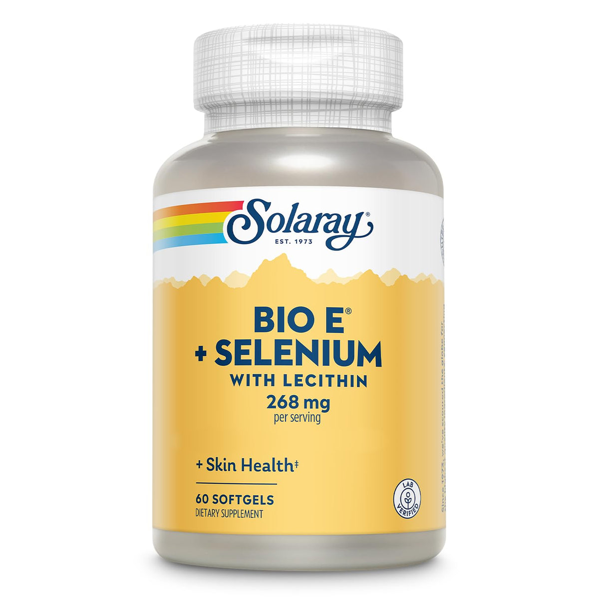 SOLARAY Bio Vitamine E 400 UI – flacon et soutien immunitaire potentiel.