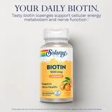 Emballage écoresponsable SOLARAY Biotin pour réduire l'empreinte carbone.