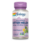 SOLARAY Extrait de melon amer en bouteille pour un usage quotidien pratique.