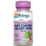 SOLARAY bouteille capsules cerise acide et céleri, soutien naturel quotidien