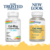 SOLARAY Cal-Mag – capsules ensemble, idéal pour une vie active.