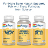 SOLARAY Calcium Bisglycinate 1000 mg - utilisation quotidienne recommandée.