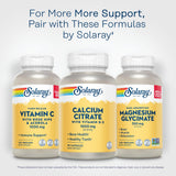 SOLARAY offre garantie 60 jours sur ce produit Calcium.