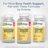 Routine quotidienne avec Solaray Calcium Citrate 1000mg pour soutenir la solidite osseuse