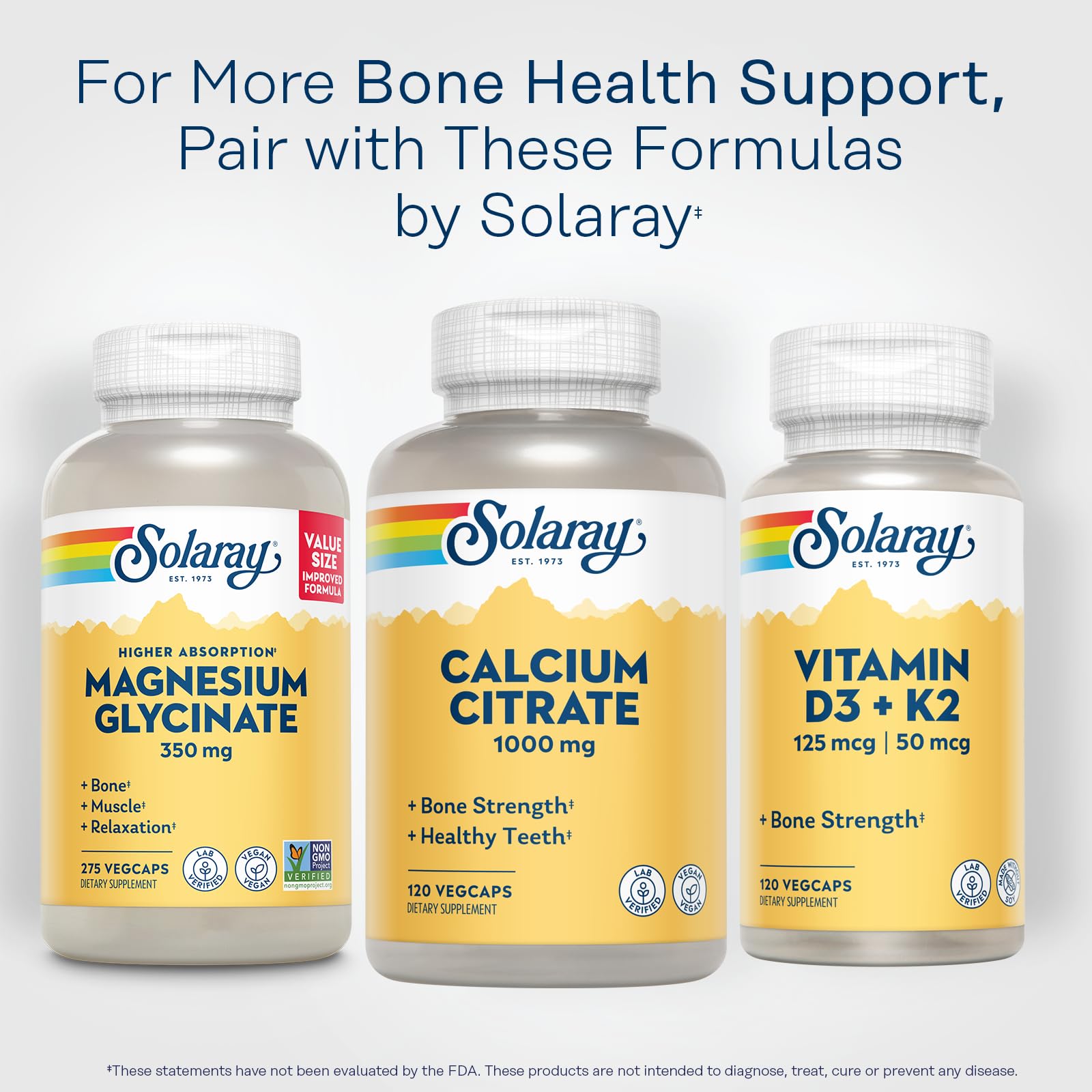 SOLARAY Calcium Citrate – laboratoire et qualite certifie