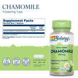 SOLARAY Camomille – fleurs-seches: parfum délicat pour infusions apaisantes.