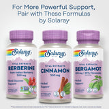 SOLARAY Cannelle Extrait 300 mg – Flacon sans gluten pour un mode de vie sain.