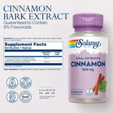 SOLARAY Cannelle Extrait 300 mg – Capsule vue en gros plan pour avaler facilement.