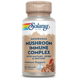 SOLARAY capsules triple champignons, soutien immunitaire potentiel au quotidien.