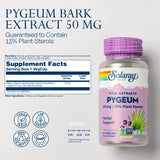 SOLARAY capsules pygeum vegan pour le confort quotidien
