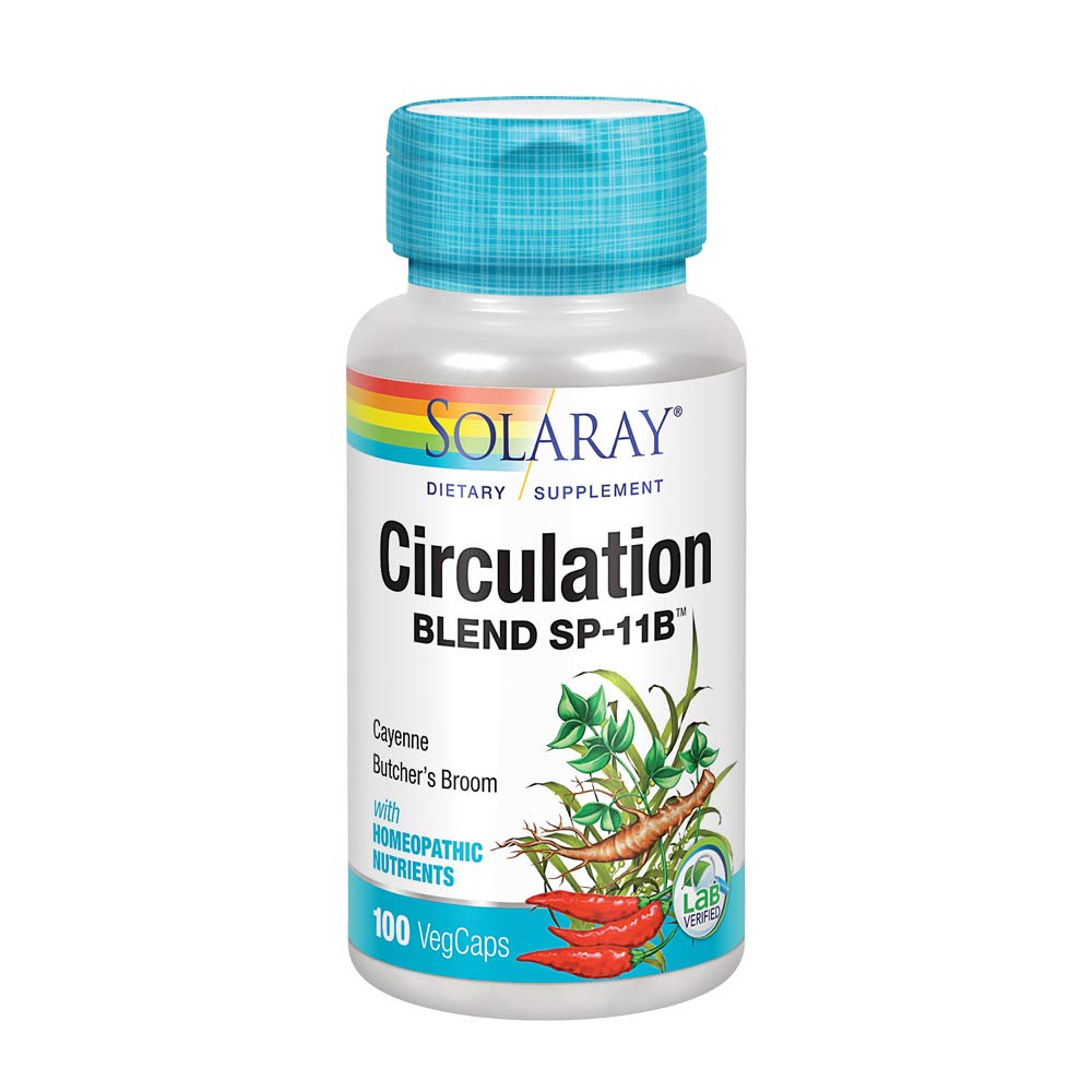 SOLARAY capsules vegan Circulation: gélules faciles à intégrer à la routine.