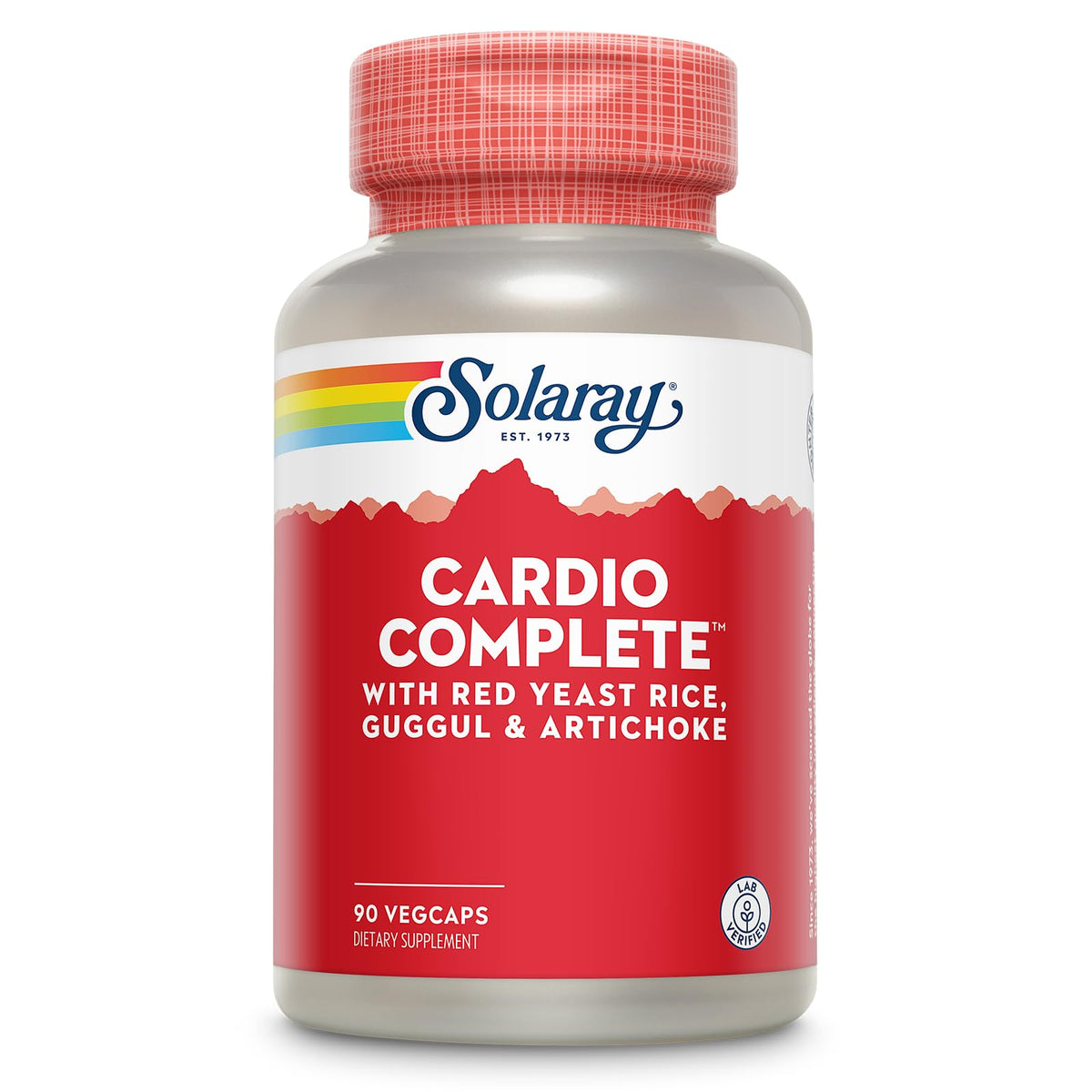 SOLARAY Cardio Complet – bouteille ouverte, gélules végétales et utilisation quotidienne.