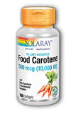SOLARAY Carotène – bouteille 10000 UI, soin de la peau et de la vision.