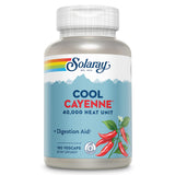 SOLARAY Cayenne, bouteille 180 gélules, pratique au quotidien.
