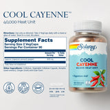 SOLARAY Cayenne, vue des capsules, texture facile à avaler.
