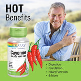 SOLARAY Cayenne : emballage pur et simple, respectant la formule d’origine.