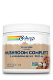 SOLARAY champignons fermentés complets, poudre – bouteille prête à l'emploi et nutriments potentiels.