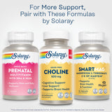 SOLARAY Choline 500 mg: utilisation simple au quotidien pour soutenir la concentration.