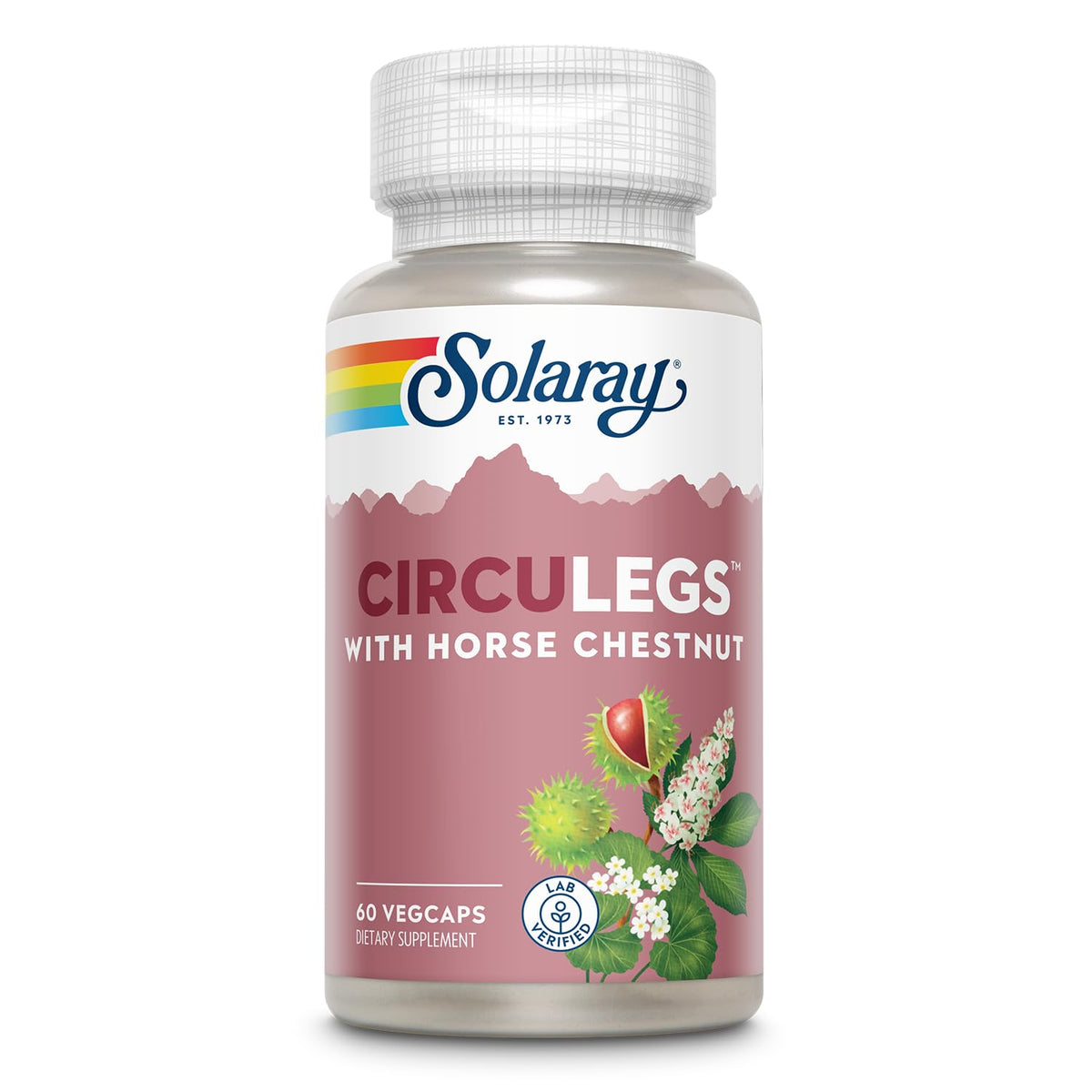SOLARAY Circulegs bouteille et etiquette, routine quotidienne pratique.