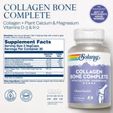 SOLARAY Collagene Os Complet: gélules et vitamine D3, aide à l'absorption du calcium.