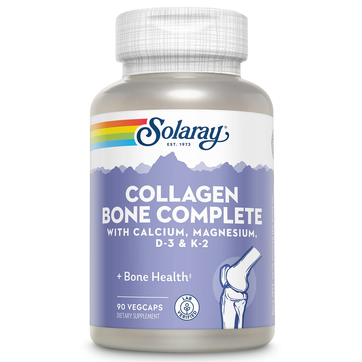 SOLARAY Collagene Os Complet: gélules dans le flacon, praticité et simplicité.