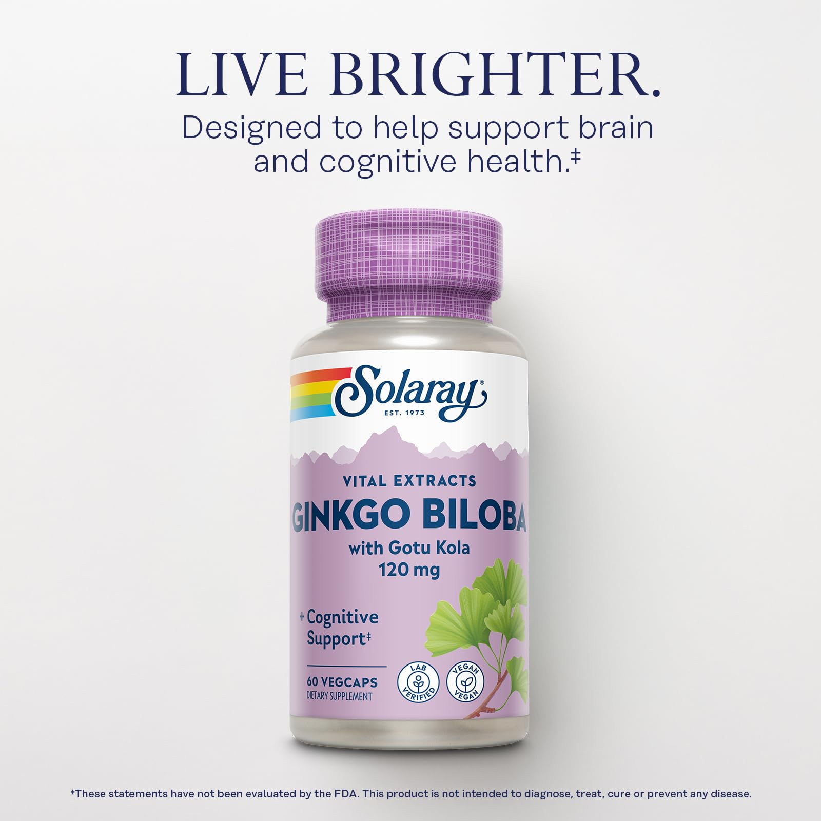 Ingrédients Ginkgo et Gotu Kola – composition naturelle soutenant les fonctions cognitives.
