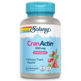 SOLARAY CranActin 200 mg – comprimés à mâcher, soutien potentiel d'une voie urinaire normale.