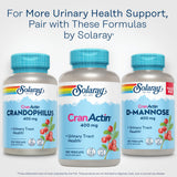 SOLARAY Cranactin – dosage quotidien recommandé sur l’étiquette pour planification.