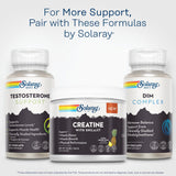 SOLARAY Créatine avec Shilajit – emballage durable réduisant l'impact environnemental.