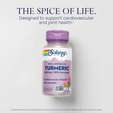 SOLARAY curcuma soutien foie et vésicule biliaire pour une digestion équilibrée.