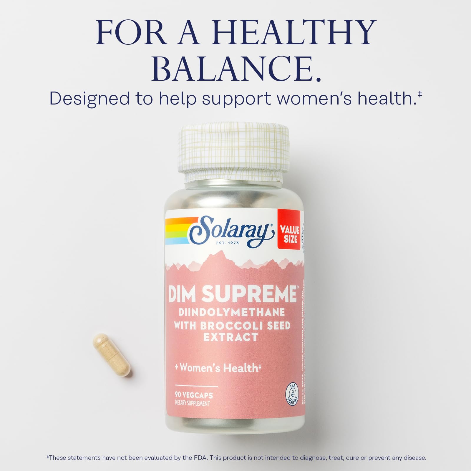 SOLARAY DIM Supreme : complexe DIM riche en nutriments.