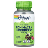 SOLARAY Echinacea et Sureau gélules dans la bouteille, soutien potentiel au bien-être quotidien
