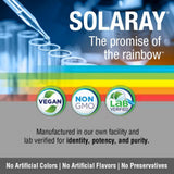 SOLARAY – emballage carton, information sur l’origine et la pureté