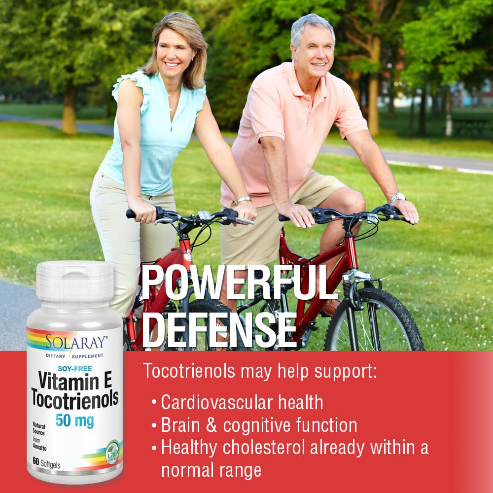 SOLARAY Étiquette sans soja sur l'emballage, option hypoallergénique.