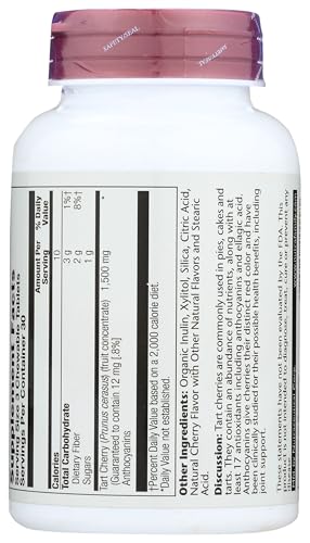 SOLARAY Extrait cerise acide – étiquette produit claire et usage pratique.