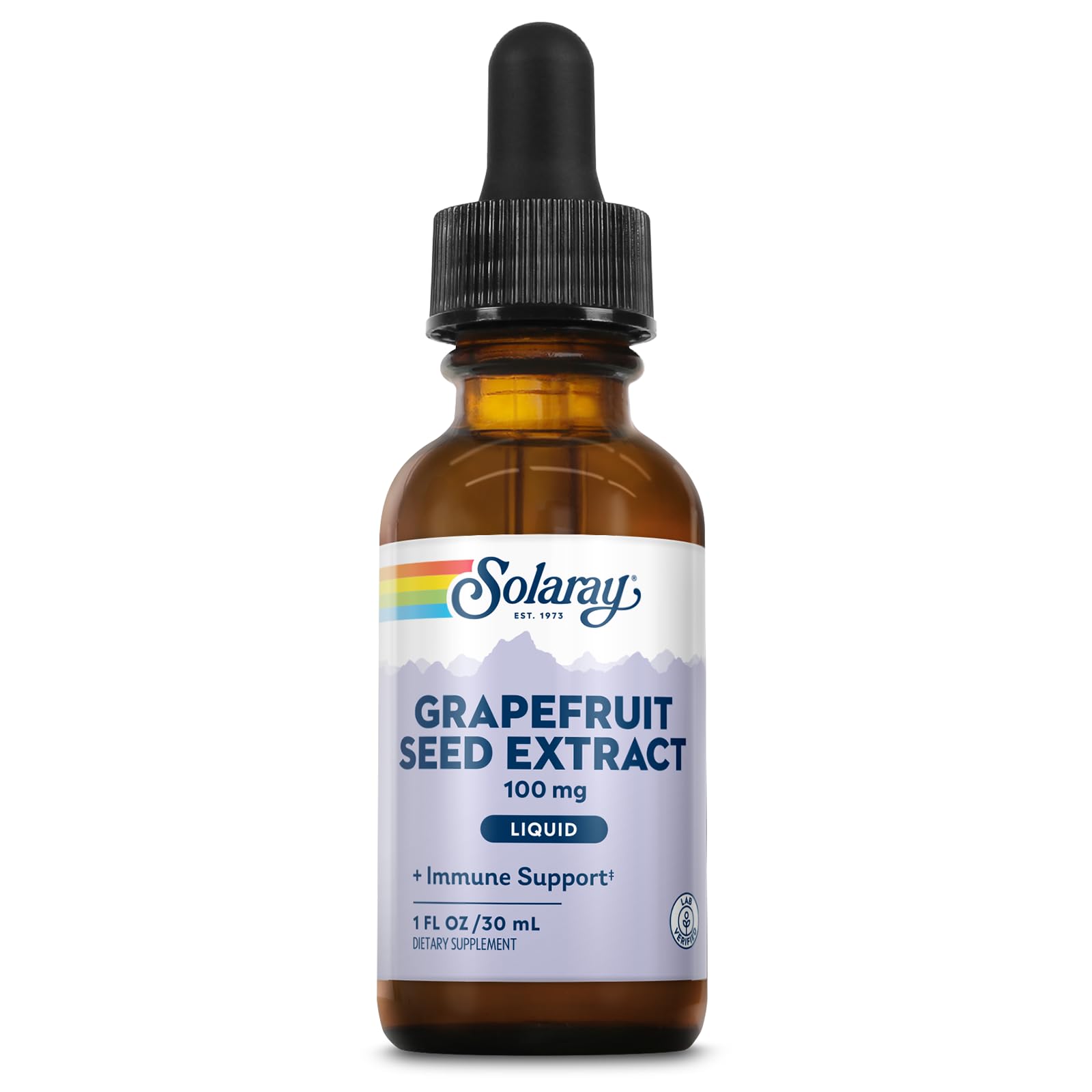 SOLARAY Extrait pépins pamplemousse – bouteille de gouttes pratique pour le soutien quotidien.