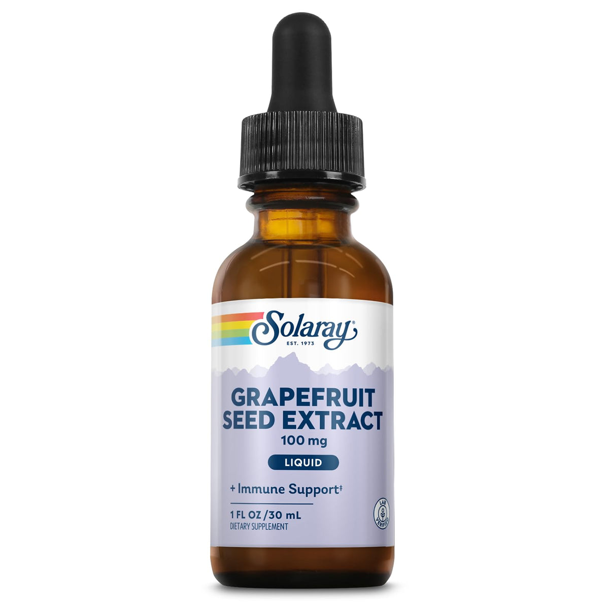 SOLARAY Extrait pépins pamplemousse – bouteille de gouttes pratique pour le soutien quotidien.