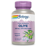 SOLARAY feuille d'olivier extrait capsules : polyphénols pour le bien-être.