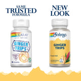 SOLARAY Ginger Trips Gommes Gingembre: bouchées faciles lors des déplacements.