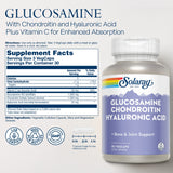 SOLARAY glucosamine-chondroitine-acide-hyaluronique capsules: prise simple et mobilité soutenue.